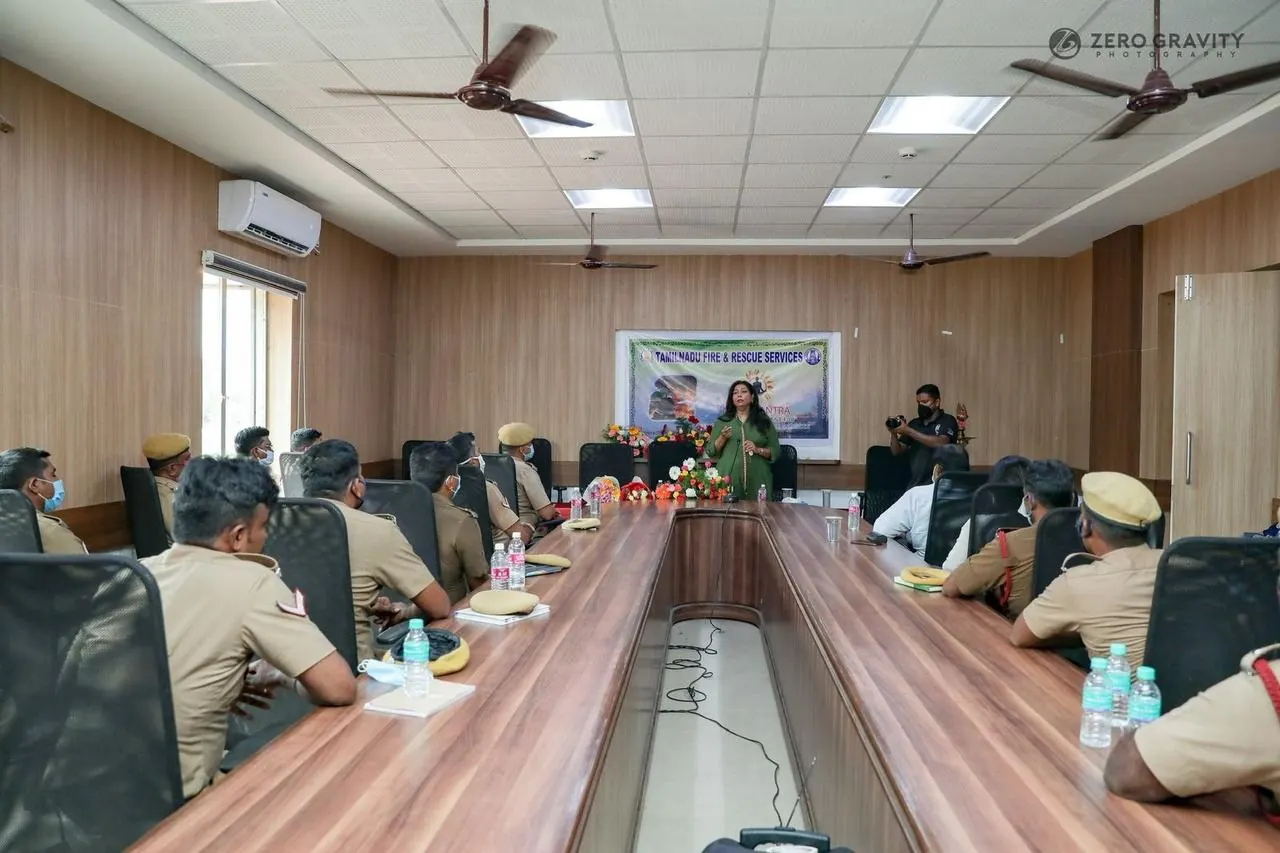 Tamil Nadu Fire and Rescue officers